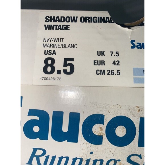 Saucony Originals Men Vintage Sneaker 8.5 Men BLACK/NVY/WHITE/MARINE - Picture 6 of 7